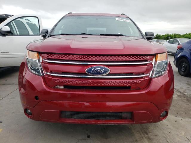 1FM5K7D87EGA46119 - 2014 FORD EXPLORER XLT RED photo 5