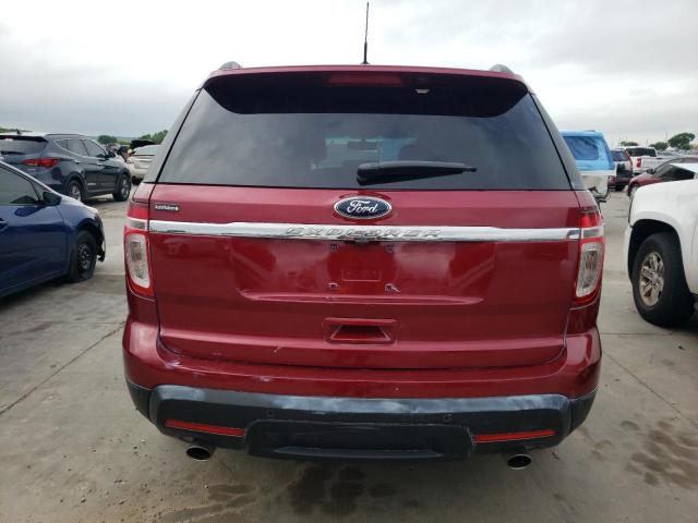 1FM5K7D87EGA46119 - 2014 FORD EXPLORER XLT RED photo 6