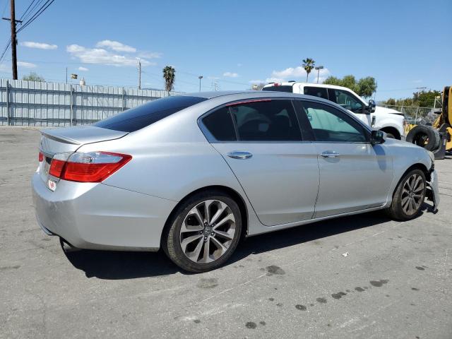 1HGCR2F5XEA256490 - 2014 HONDA ACCORD SPORT SILVER photo 3