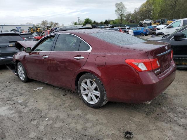 JTHBJ46G782210448 - 2008 LEXUS ES 350 RED photo 2