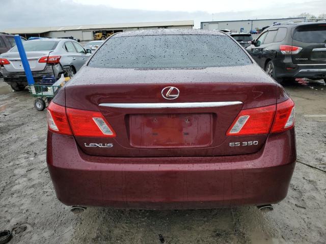 JTHBJ46G782210448 - 2008 LEXUS ES 350 RED photo 6