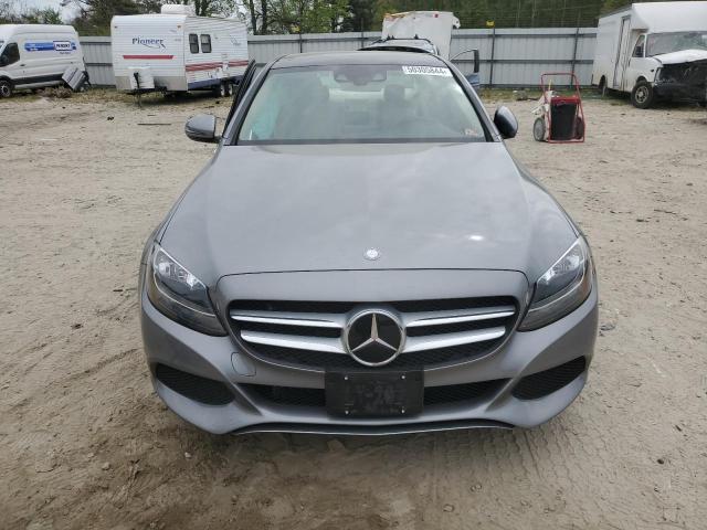 WDDWF4JB4GR157509 - 2016 MERCEDES-BENZ C 300 GRAY photo 5