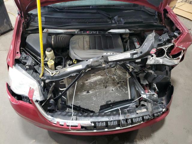 2C4RC1CG6CR143669 - 2012 CHRYSLER TOWN & COU TOURING L RED photo 12