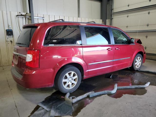 2C4RC1CG6CR143669 - 2012 CHRYSLER TOWN & COU TOURING L RED photo 3