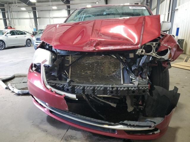 2C4RC1CG6CR143669 - 2012 CHRYSLER TOWN & COU TOURING L RED photo 5