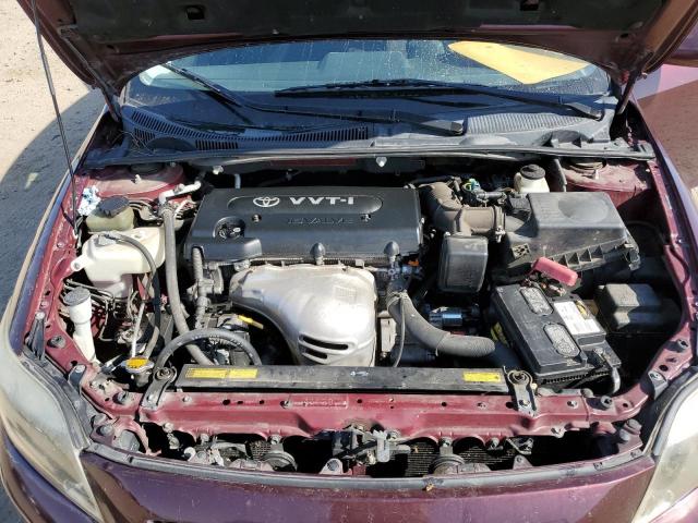 JTKDE167750037057 - 2005 TOYOTA SCION TC BURGUNDY photo 11