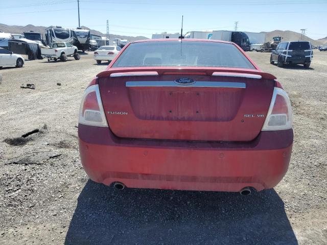 3FAHP08178R259520 - 2008 FORD FUSION SEL RED photo 6