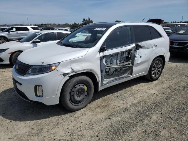 5XYKW4A73FG581619 - 2015 KIA SORENTO SX WHITE photo 1