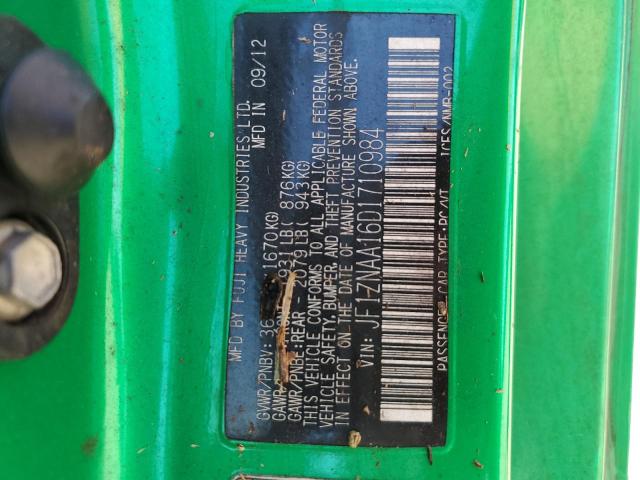 JF1ZNAA16D1710984 - 2013 TOYOTA SCION FR-S TWO TONE photo 12