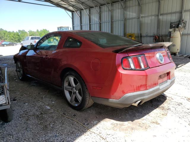 1ZVBP8CH4A5138646 - 2010 FORD MUSTANG GT RED photo 2