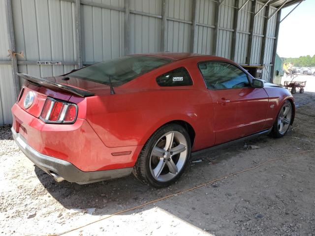 1ZVBP8CH4A5138646 - 2010 FORD MUSTANG GT RED photo 3