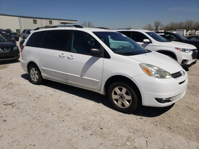 5TDZA23CX4S202630 - 2004 TOYOTA SIENNA CE WHITE photo 4