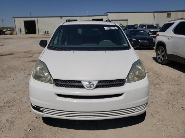 5TDZA23CX4S202630 - 2004 TOYOTA SIENNA CE WHITE photo 5