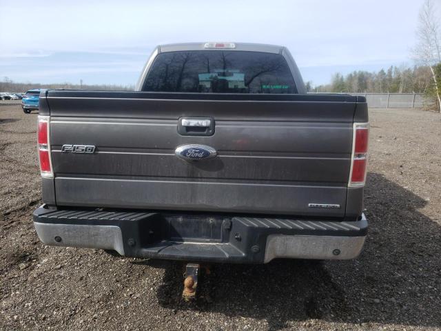 1FTFW1EF3DFD06995 - 2013 FORD F150 SUPERCREW GRAY photo 6