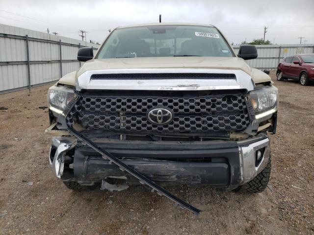 5TFRY5F10LX260228 - 2020 TOYOTA TUNDRA DOUBLE CAB SR/SR5 CREAM photo 5