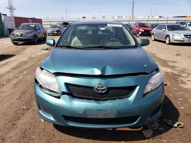 2T1BU4EE0AC361504 - 2010 TOYOTA COROLLA BASE TURQUOISE photo 5