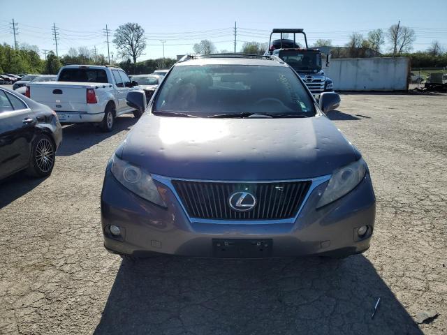 2T2ZK1BA0CC081276 - 2012 LEXUS RX 350 GRAY photo 5