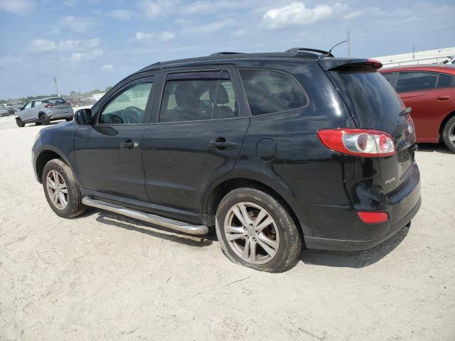 5XYZHDAG7BG053603 - 2011 HYUNDAI SANTA FE SE BLACK photo 2