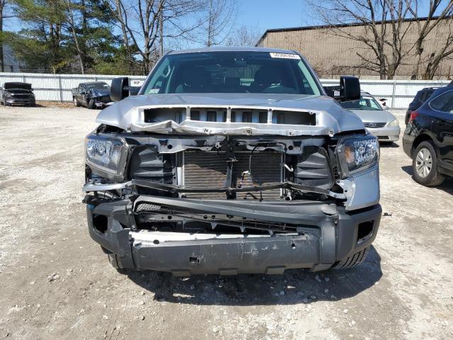 5TFCY5F19MX027469 - 2021 TOYOTA TUNDRA DOUBLE CAB SR/SR5 SILVER photo 5