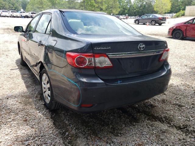 JTDBU4EEXC9180838 - 2012 TOYOTA COROLLA BASE GRAY photo 3