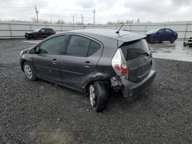 JTDKDTB30E1065583 - 2014 TOYOTA PRIUS C GRAY photo 2