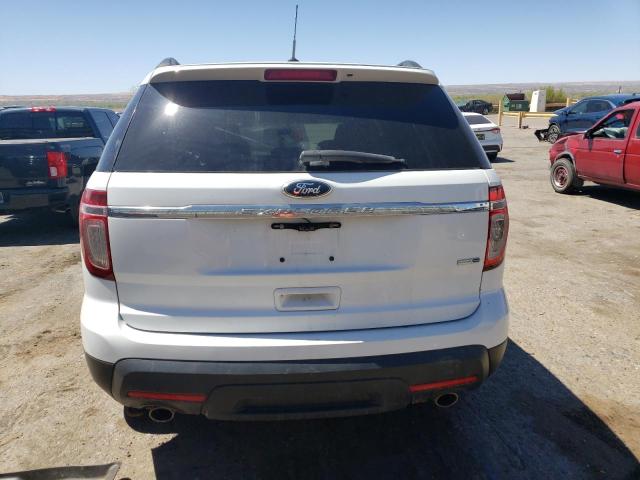 1FM5K8B89FGC24865 - 2015 FORD EXPLORER WHITE photo 6