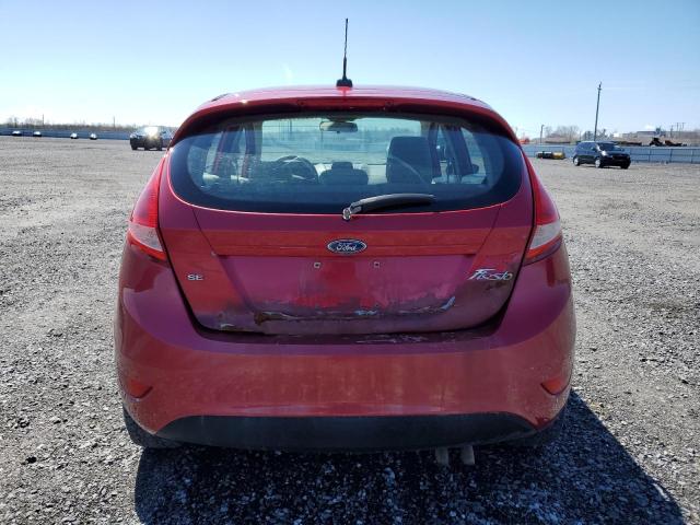 3FADP4EJ3BM104820 - 2011 FORD FIESTA SE RED photo 6