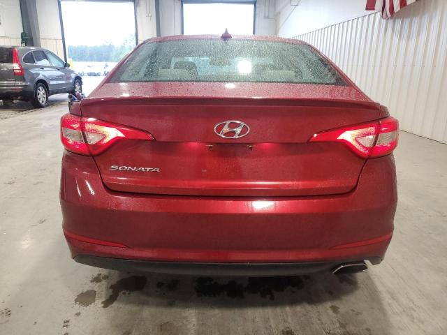 5NPE24AF5GH274043 - 2016 HYUNDAI SONATA SE RED photo 6