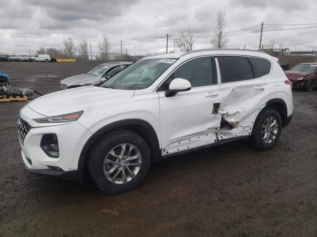 5NMS23AD8KH091835 - 2019 HYUNDAI SANTA FE SE WHITE photo 1