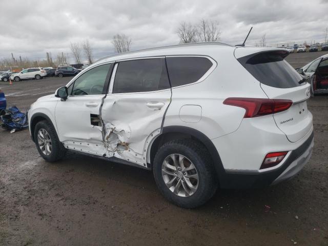 5NMS23AD8KH091835 - 2019 HYUNDAI SANTA FE SE WHITE photo 2