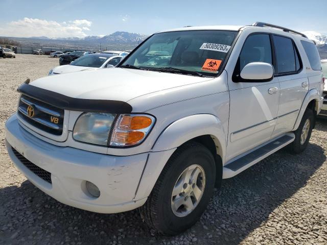 5TDBT48A91S011257 - 2001 TOYOTA SEQUOIA LIMITED WHITE photo 1