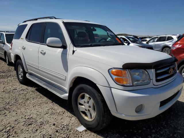 5TDBT48A91S011257 - 2001 TOYOTA SEQUOIA LIMITED WHITE photo 4