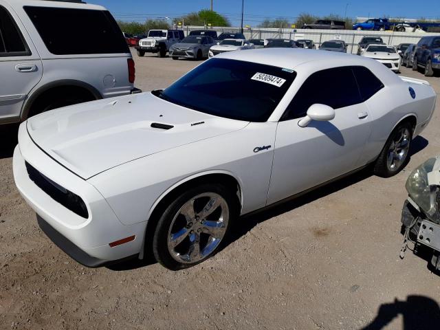 2C3CDYBT8DH530584 - 2013 DODGE CHALLENGER R/T WHITE photo 1