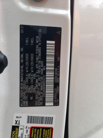 5TDJZRAH4MS054312 - 2021 TOYOTA HIGHLANDER XSE WHITE photo 13