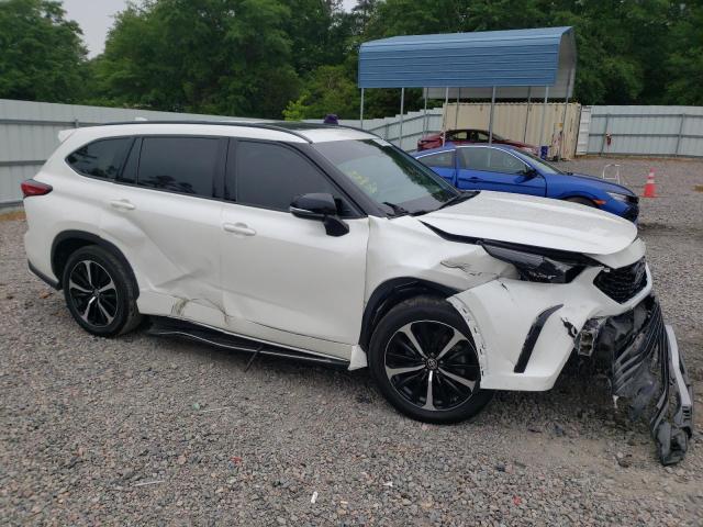 5TDJZRAH4MS054312 - 2021 TOYOTA HIGHLANDER XSE WHITE photo 4