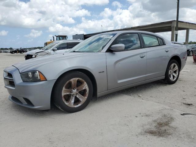 2C3CDXCT5EH149933 - 2014 DODGE CHARGER R/T SILVER photo 1
