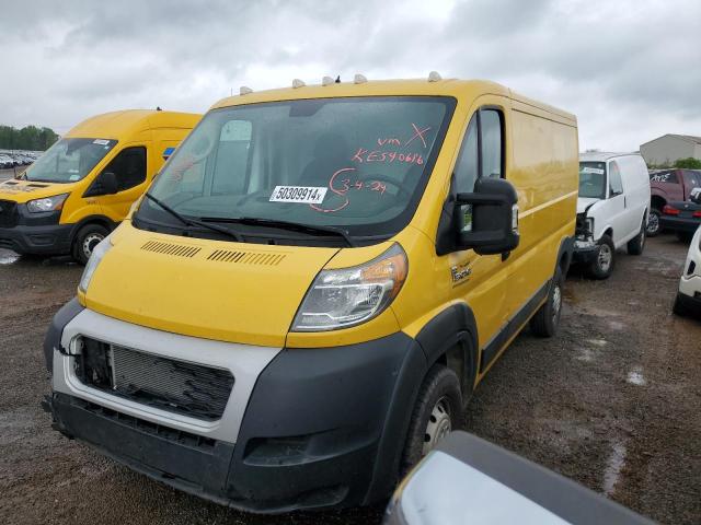 3C6TRVAG3KE540696 - 2019 RAM PROMASTER 1500 STANDARD YELLOW photo 1