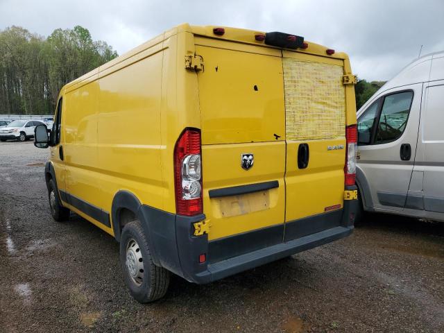 3C6TRVAG3KE540696 - 2019 RAM PROMASTER 1500 STANDARD YELLOW photo 2