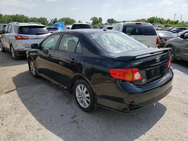 1NXBU4EE7AZ249944 - 2010 TOYOTA COROLLA BASE BLACK photo 3