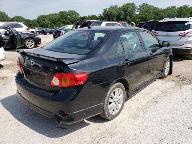 1NXBU4EE7AZ249944 - 2010 TOYOTA COROLLA BASE BLACK photo 4
