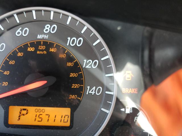 1NXBU4EE7AZ249944 - 2010 TOYOTA COROLLA BASE BLACK photo 8