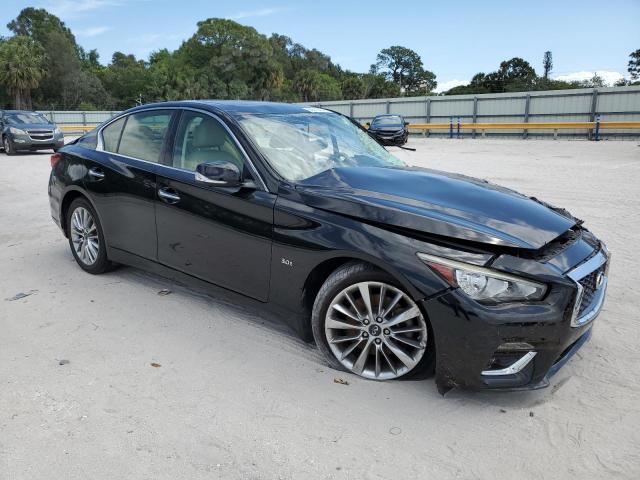 JN1EV7AR6JM434336 - 2018 INFINITI Q50 LUXE BLACK photo 4