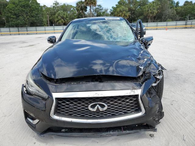 JN1EV7AR6JM434336 - 2018 INFINITI Q50 LUXE BLACK photo 5