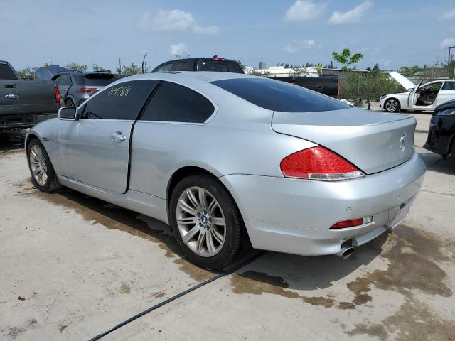 WBAEH13446CR51292 - 2006 BMW 650 I SILVER photo 2