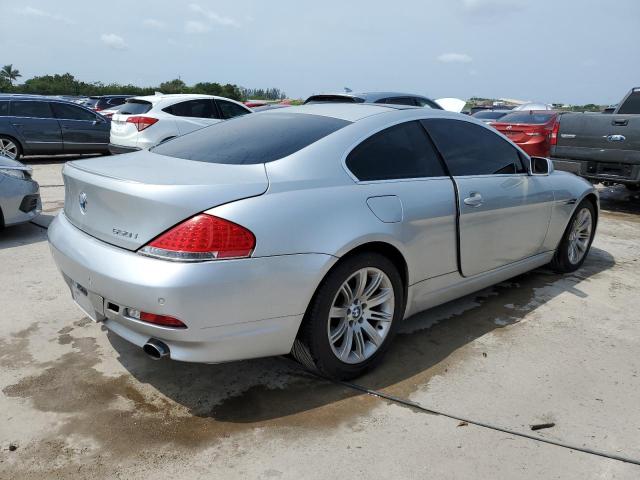 WBAEH13446CR51292 - 2006 BMW 650 I SILVER photo 3