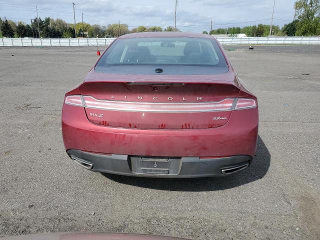 3LN6L2JK2GR627852 - 2016 LINCOLN MKZ RED photo 6