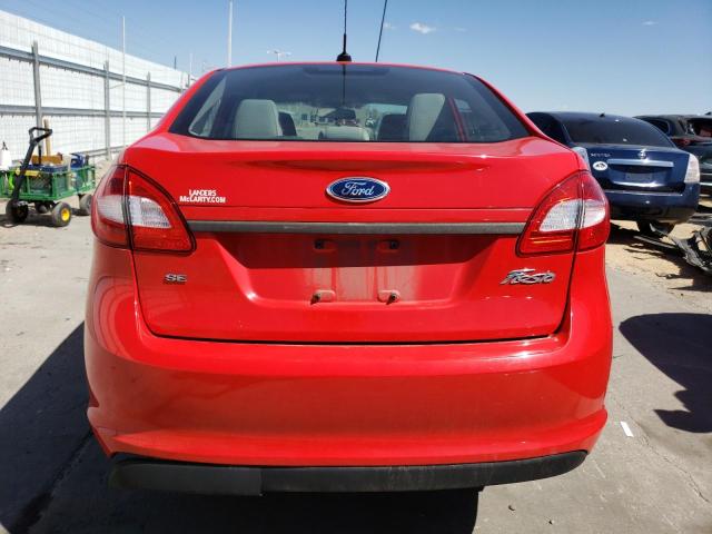 3FADP4BJ6DM200402 - 2013 FORD FIESTA SE RED photo 6