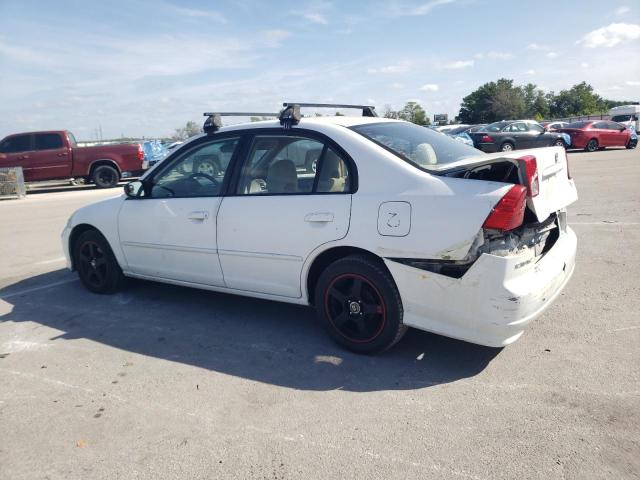 2HGES16584H519681 - 2004 HONDA CIVIC LX WHITE photo 2