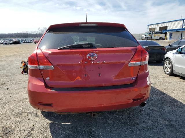 4T3ZA3BB0CU061126 - 2012 TOYOTA VENZA LE RED photo 6