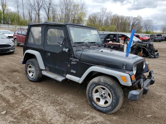 1J4FA49S11P358150 - 2001 JEEP WRANGLER / SPORT BLACK photo 4